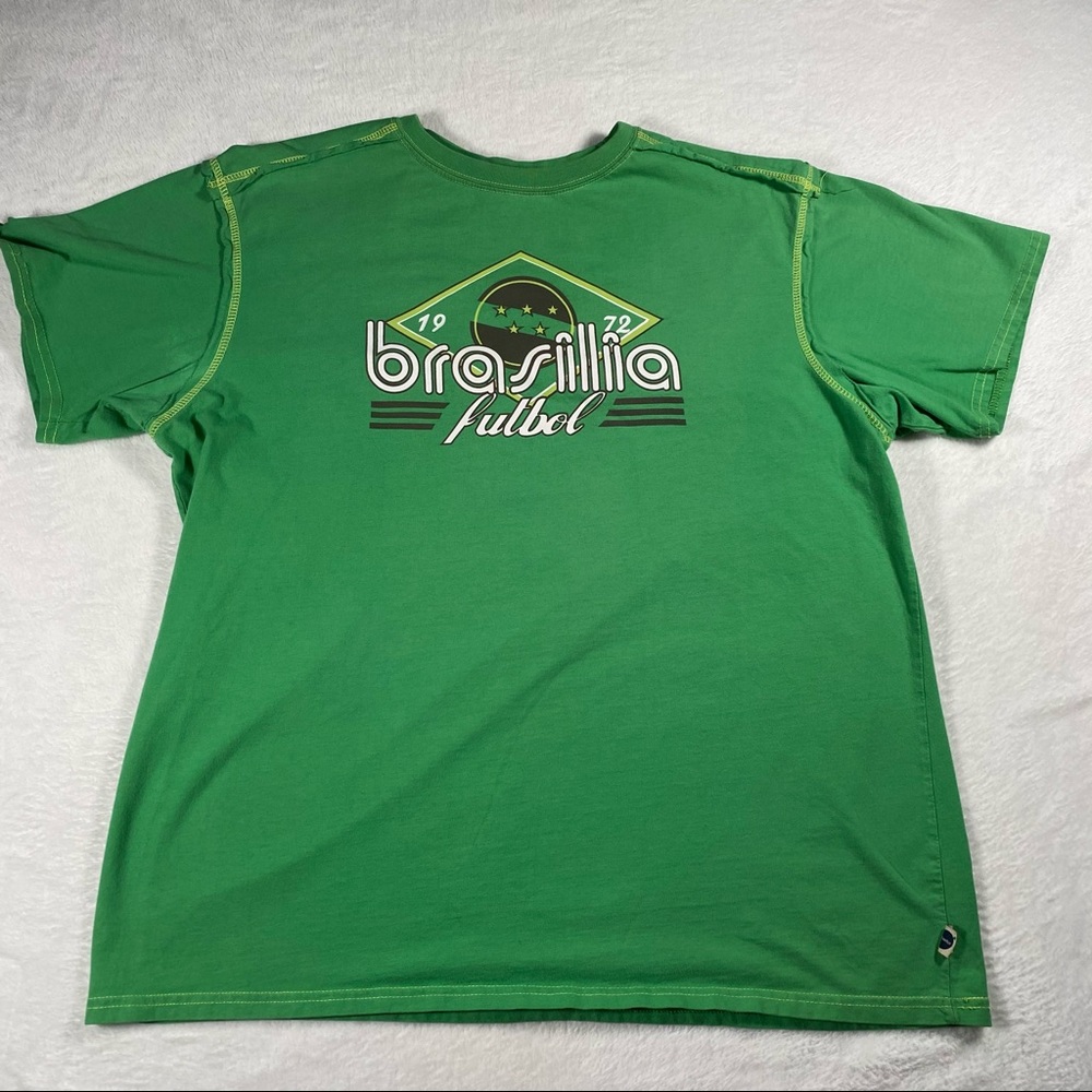 EUC Blue Marlin “Brasilia 1972” Green T-Shirt